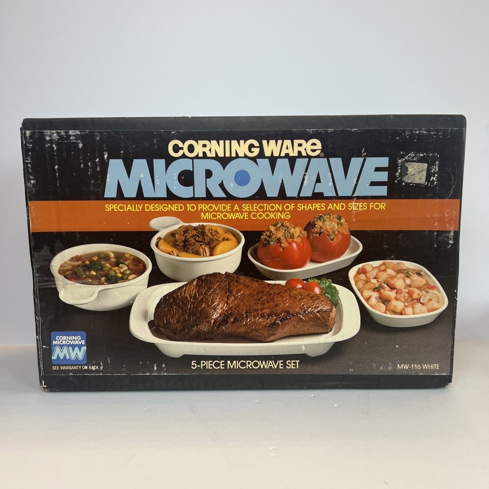 Vintage Corning Ware MW-116 Grab-It P-150-B Sidekick P-140-B 4pc Set USA READ